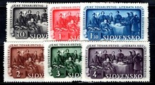 SLOVAKIA 1942 105-110 ** MINT IMMACULATE SET (09842