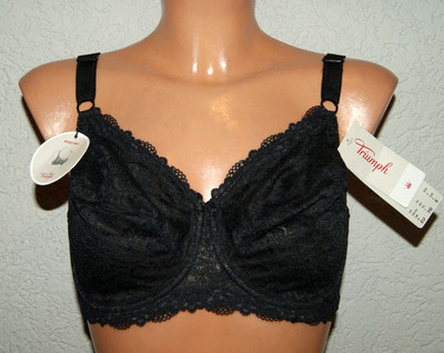 TRIUMPH Compliment W Bügel - BH  Bra schwarz  SPITZE Gr. 70 E