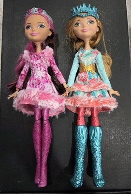 Ever After High Epic Winter Ashlynn Ella Briar Dolls Lot Of 2 Shoes Boots Crown