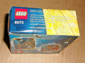 NEW Lego Atlantis Set 8073 MANTA WARRIOR Blue Minifigure w/Minifig Gold Trident