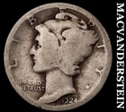 1924 Silver Mercury Dime - Scarce  Better Date  No Reserve  #i4732