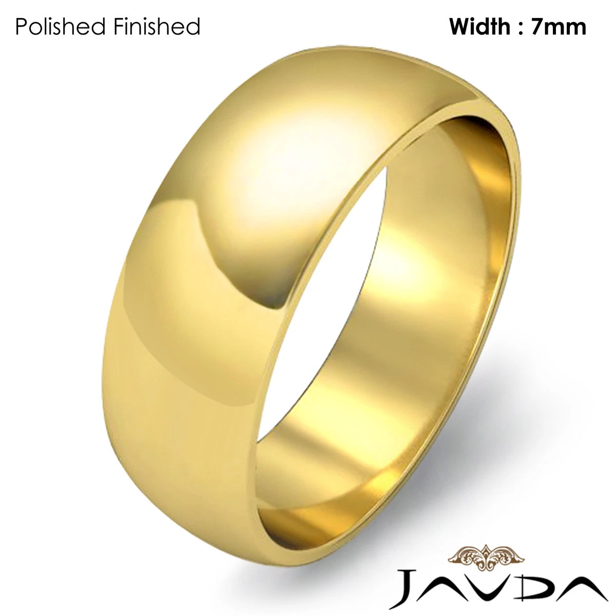 Simple plain gold ring shop