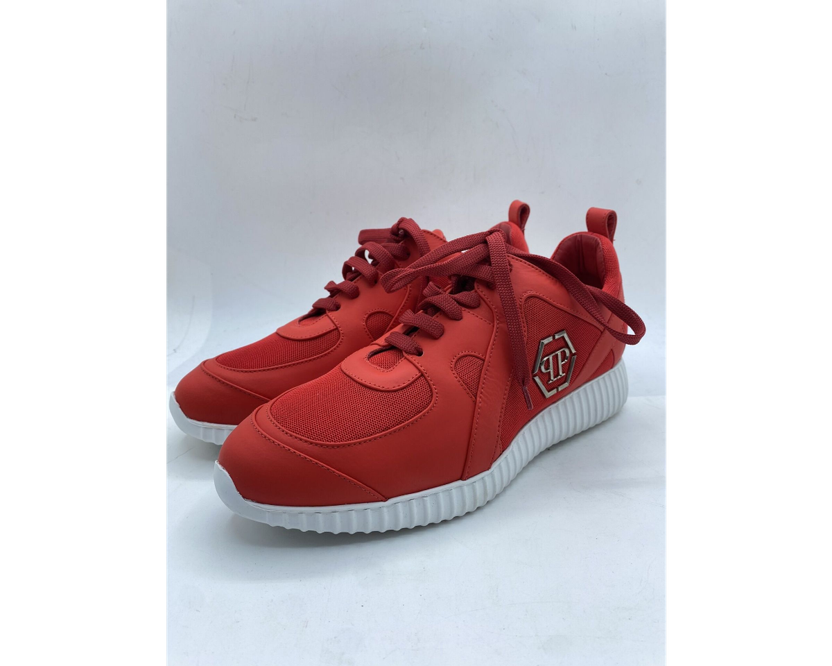 Red PHILIPP PLEIN Sneakers Runner Size UK 41 FR New