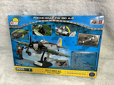 COBI Focke-Wulf FW 190 A-8 Plane SET# 5704 (285 Pcs.) US SELLER