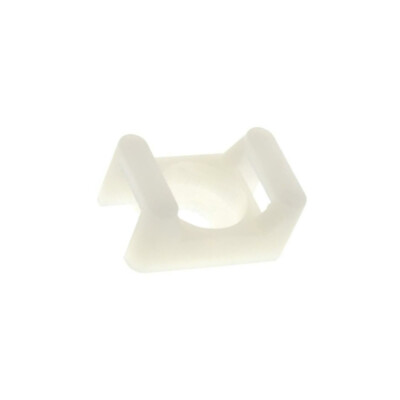 10X FIX-TM-2S6 Halter für Kabelbinder Polyamid natürlich H: 7,2mm L: 14,9mm FIX&