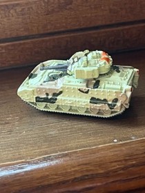 Micro Machines M2A2 Bradley Tank Tan Brown Green Camo Military Galoob