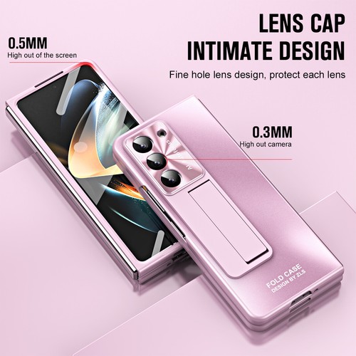 For Samsung Galaxy Z Fold5 Fold 4/3 Metal Full Body Stand Case with Screen Cover - Photo 14 sur 51