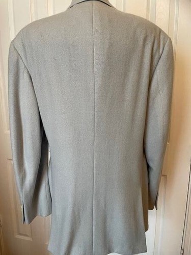 RALPH LAUREN PURPLE LABEL KENT HAND-TAILORED BASKET-WEAVE CASHMERE COAT 44REG - Picture 7 of 13