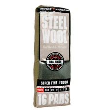 HOMAX STEEL WOOL #0000 SUPER FINE 1 BAG (16PADS)  FAST SHIPPING 0371161