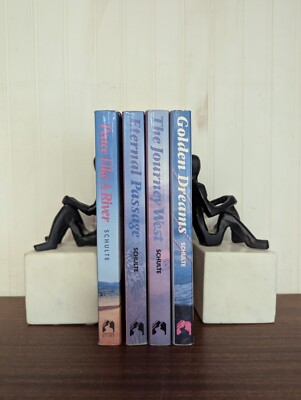 Lot of 4 Elaine Schulte Books California Pioneer Series Paperback Novels