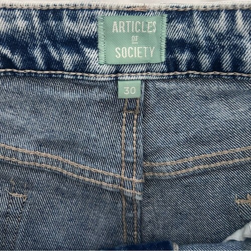 Articles of Society The Meredith High Rise Denim Short Size 30 - Picture 3 of 7