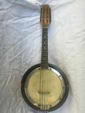 Banjoline Banjo Mandoline 8-saitig L.AUGU Zentrumsgeigenbau RENOUX Bourges