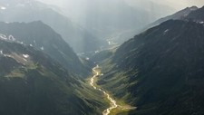 Landscape mountains switzerland nature Custom Gaming Mat Desk