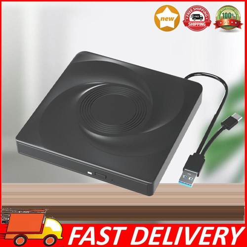 Portable External CD/DVD Drive USB 3.0 TypeC CD Burners for Notebook