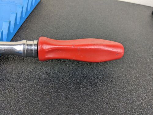 #bj649 Snap On Tools FHLFD80 3/8 Flex Head Ratchet Hard Handle - RED - Picture 7 of 14