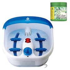 Foot Spa Massager with Tea Tree Oil Foot Salt Scrub Heating Function 