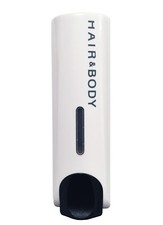 Soap Dispenser HAIR & BODY I Wall Mounted 350ml Lockable White