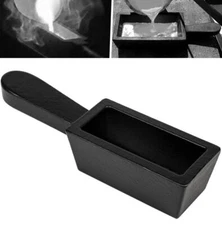 25 oz Troy Ounce Gold Bar Loaf Cast Iron Ingot Mold Perfect for Pouring Melting