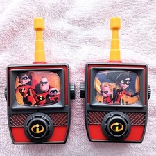 Incredibles Disney Pixar - 2-Way Radios Pair Walkie Talkies For Kids