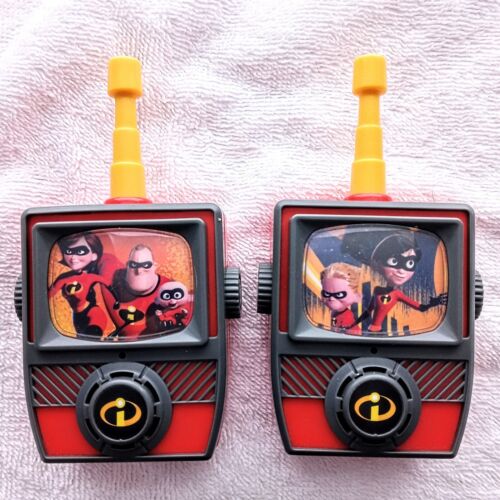 Incredibles Disney Pixar - 2-Way Radios Pair Walkie Talkies For Kids  - Picture 1 of 9
