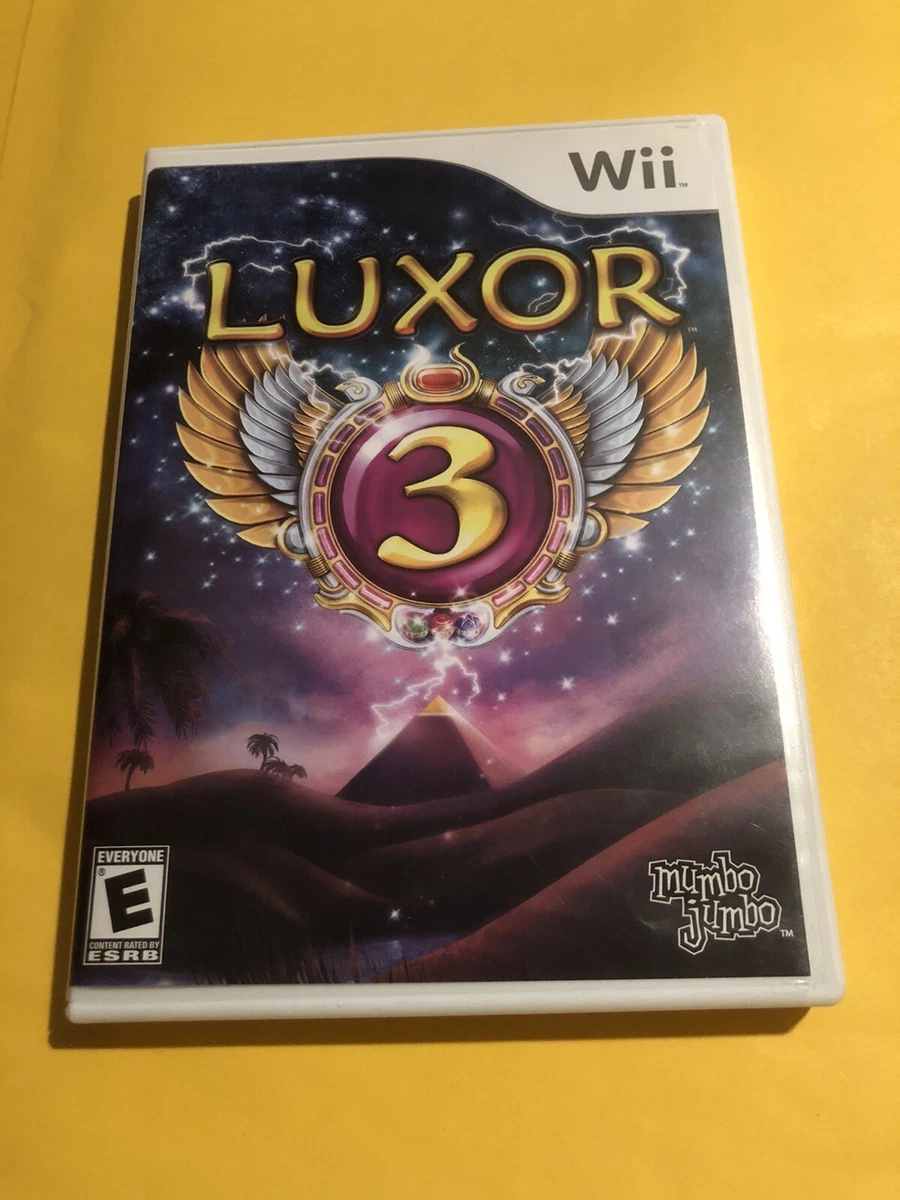 Luxor 3 Nintendo Wii 2008 Pre owned 811930105280 eBay