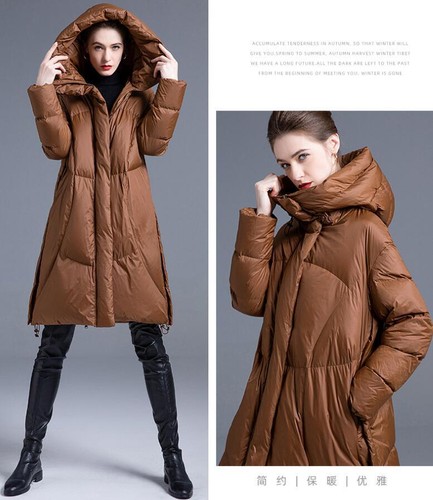 Damenmode Winter Kapuze Langarm lockere warme Daunenmäntel gefütterte Mäntel  - Bild 3 von 14