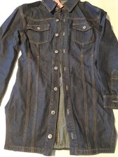 Pretty Little Thing Indigo Seam Detail Long Sleeve Denim Dress 8