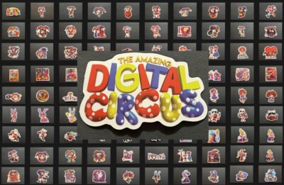 Amazing Digital Circus Sticker ADC Stickers 2''- 3''