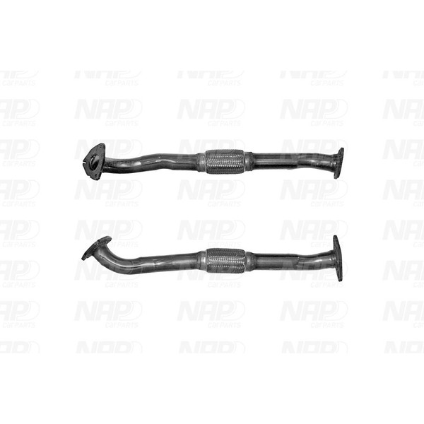 NAP carPARTS Abgasrohr FüR Fiat Stilo Multi Wagon 192 1.9 JTD CAC10214-image