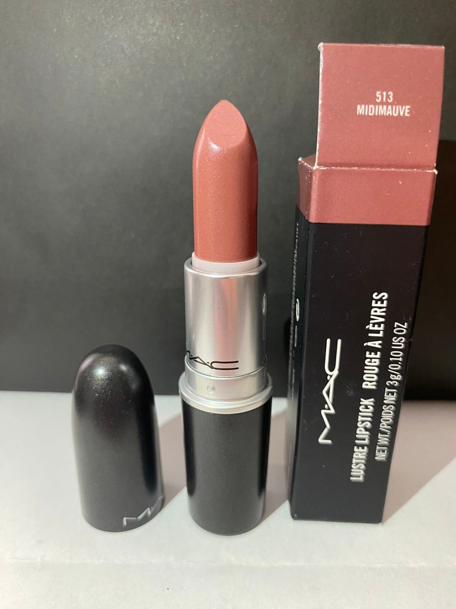 MAC Lustre Lipstick MIDIMAUVE 513 Full Size NIB AC9 | eBay