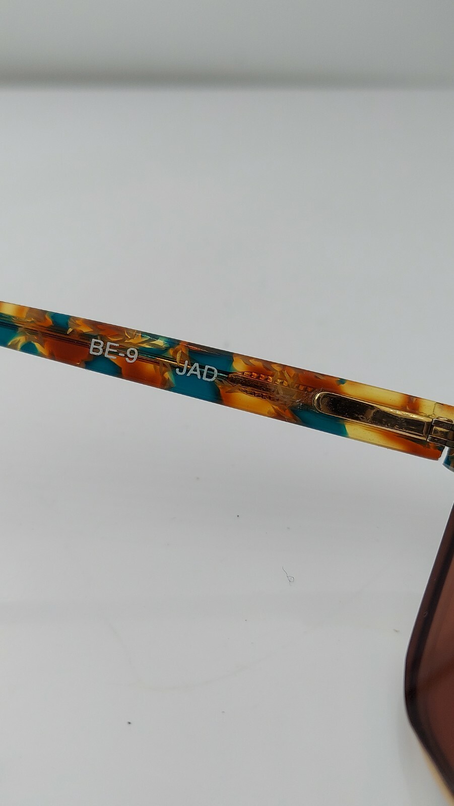 Vintage Beverly Johnson BE-9 Black Green Gold Ova… - image 5