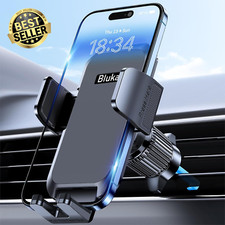 Car Phone Holder,Air Vent Mount,360° Rotation,Ultra Stable Hook,One Button Relea