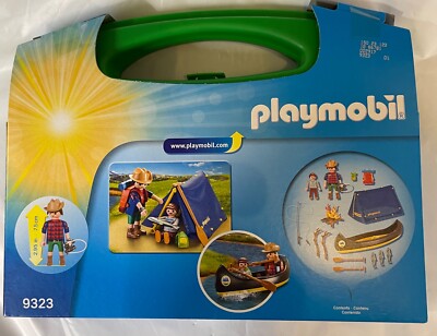 PLAYMOBIL Camping Adventure Carry Case Set (9323) for sale online