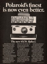 Polaroid - SX-70 Alpha 1 Camera - Original Magazine Ad - 1976