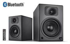 Wavemaster Two PRO stone gray Lautsprecherpaar aktiv Infrarot-Fernbedienung