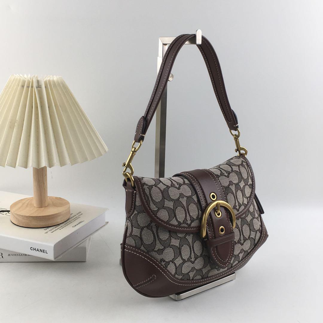 Coach Soho Signature Jacquard top handle shoulder bag CJ814 Coach Soho Signature Jacquard top handle shoulder bag CJ814