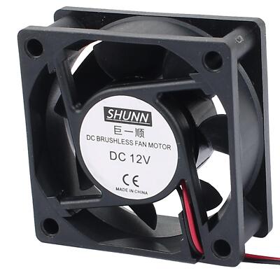DC12V 60mmx60mmx24mm 7 Vanes DC Brushless Fan Motoren  PC Fall  Kühler Lüfter