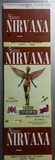 REAL Nirvana concert ticket Paris 1994 Feb. 15 MINT UNUSED Cancelled Kurt Cobain