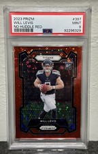 Will Levis 2023 Panini No Huddle Red Prizm #397 RC Rookie /70 PSA 9 Titans