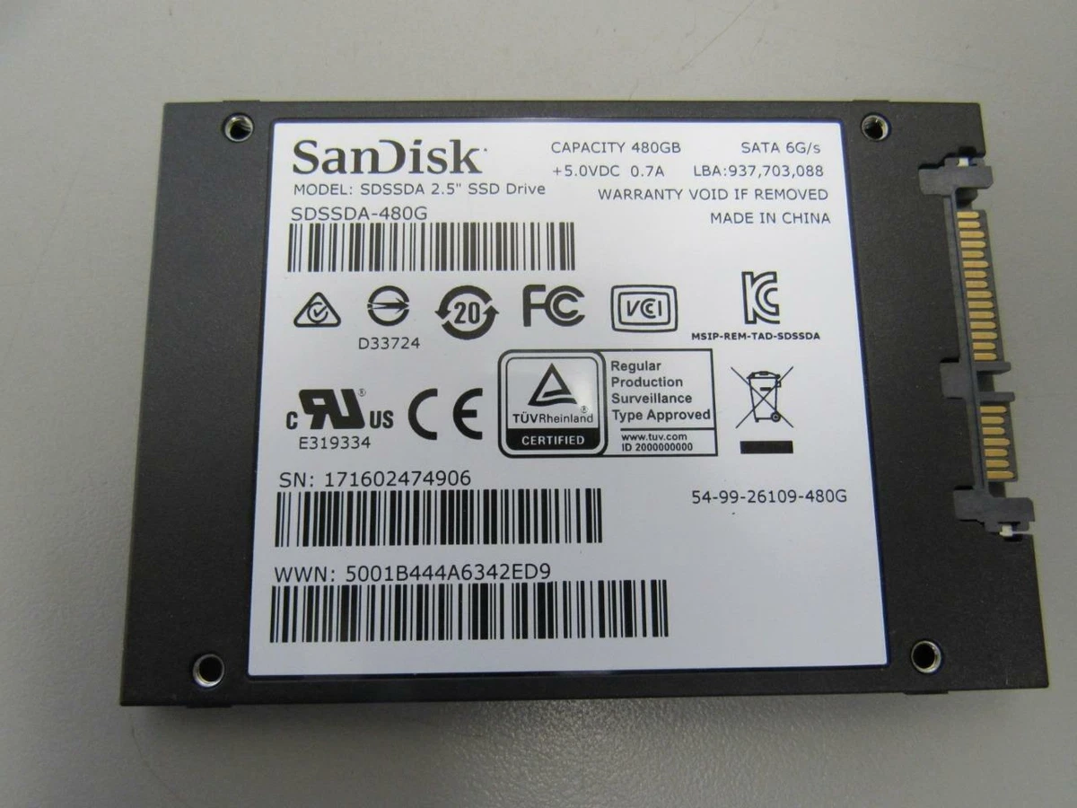 Sandisk 480gb cheap