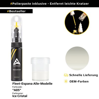 Lackstift für Fleet Espana Alle Modelle Code: A05 Ice Cristal