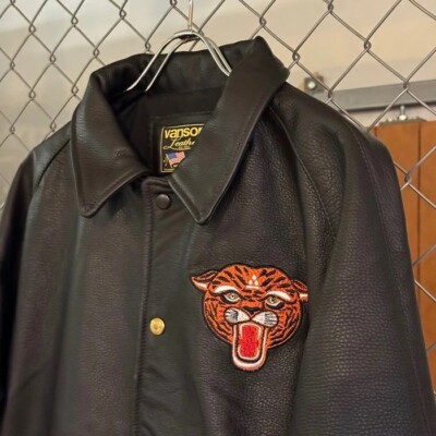 Cloveru with VANSON Leather coach jacket Special -Limited to 50