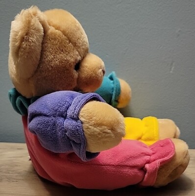 Vintage Russ Berrie Bo-Bo The Clown Plush 13” Stuffed Bear #1037