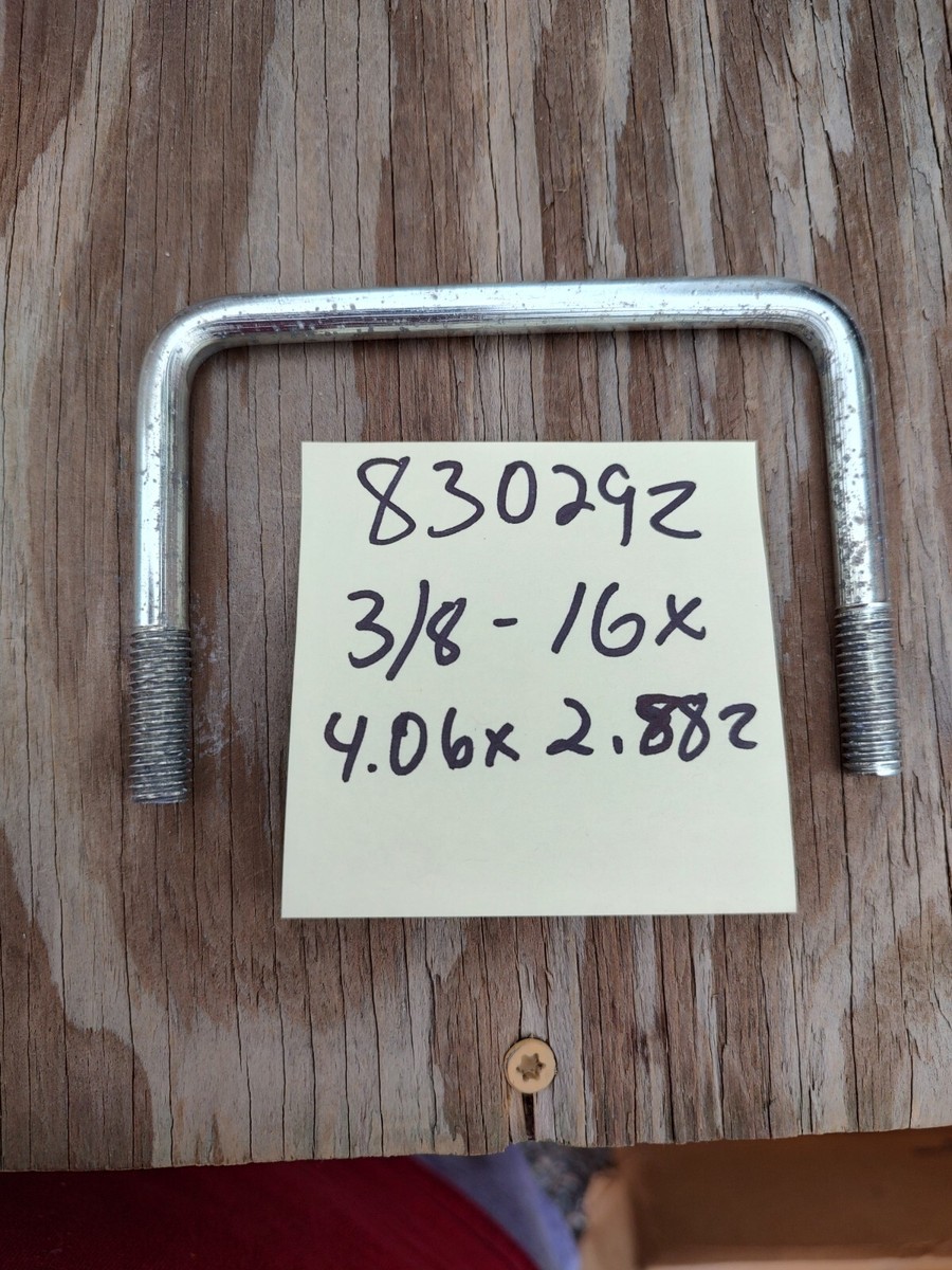 その他 X 4) Boat Trailer Galvanized and Zinc-Plated U-Bolt - CHOOSE YOUR