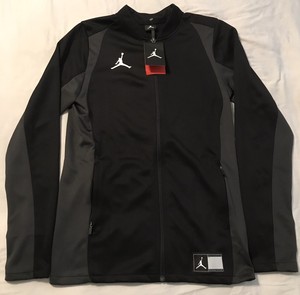 NIKE WOMENS Size Small TEAM JORDAN FLIGHT KNIT FULL ZIP ACTIVE JACKET BLACK Rain | eBay