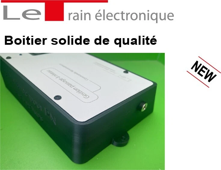 Passage à niveau automatique sonore avec servos HO, N - Photo 3/4