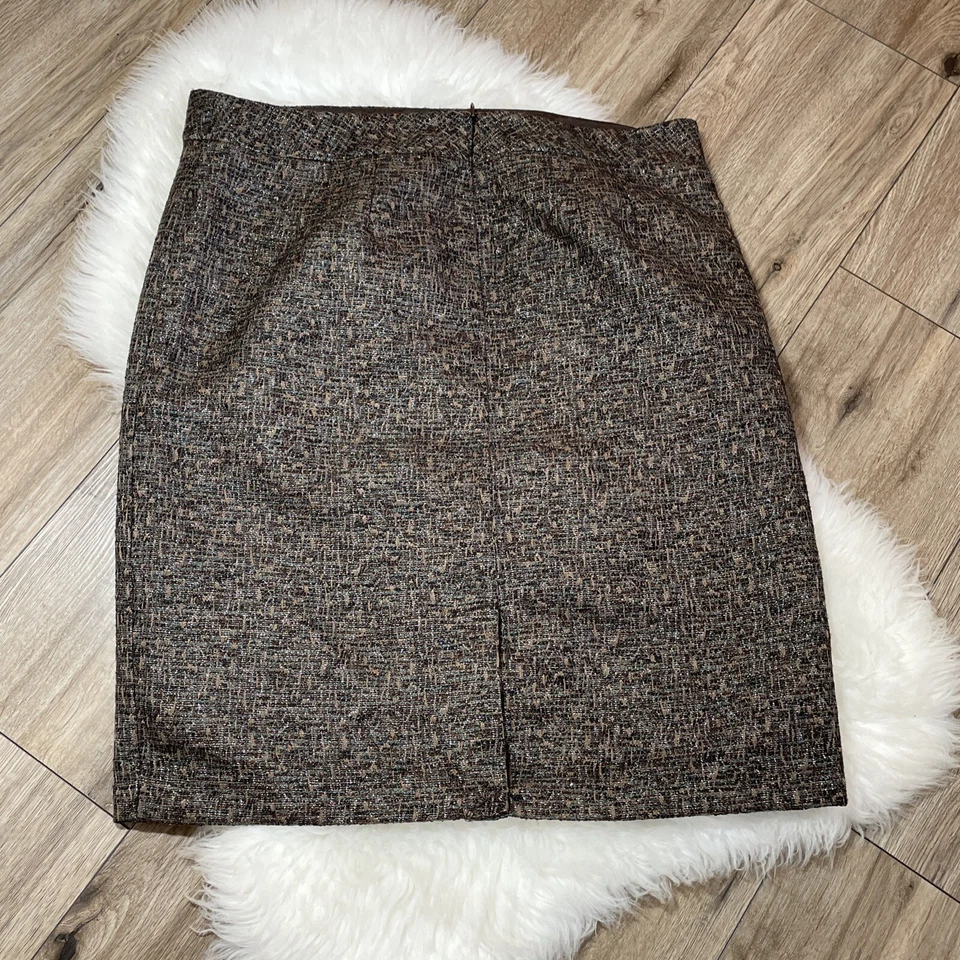 Coldwater Creek Brown Skirt Fully Lined Size 18W - Image 4 of 4