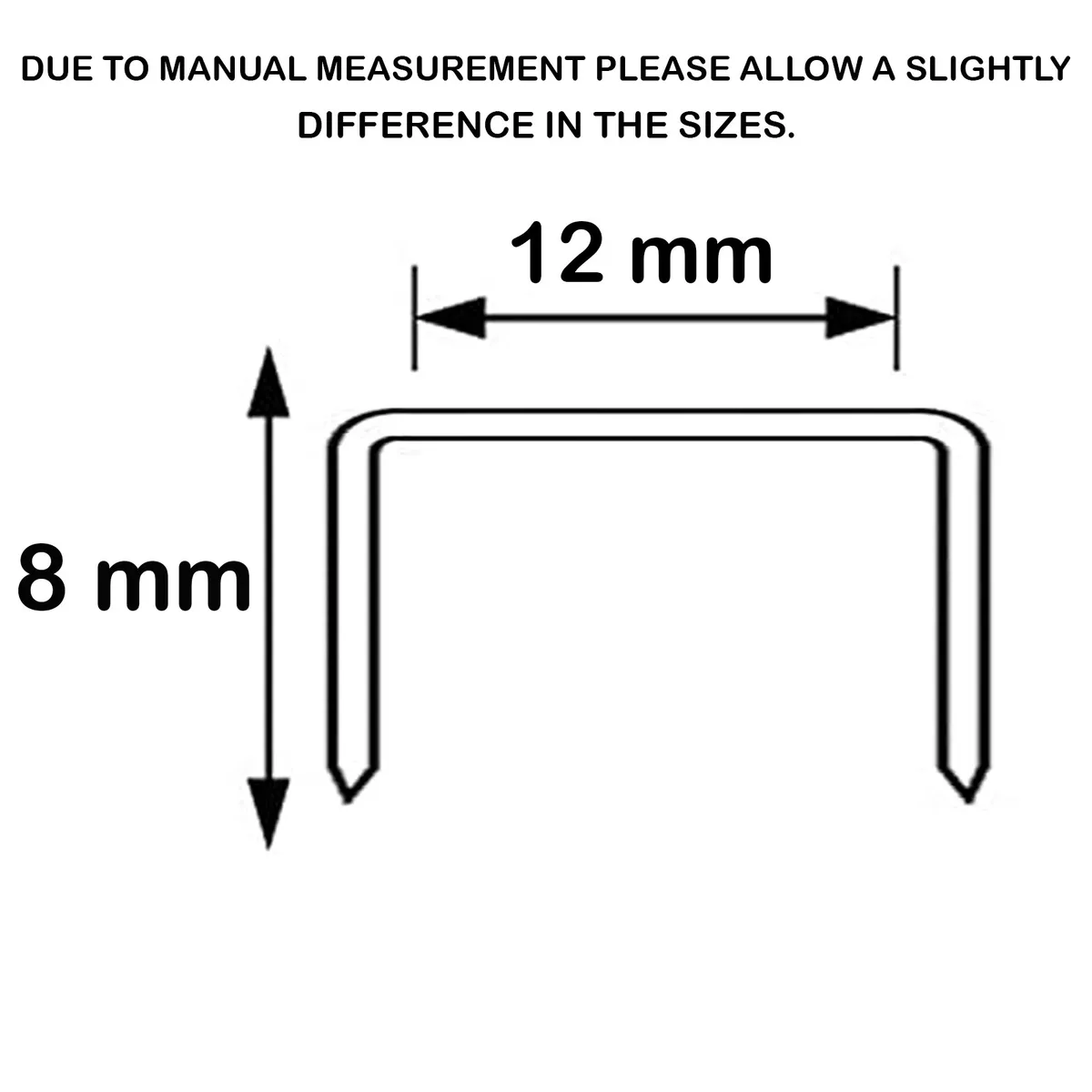 1000 Piece 8mm Staples Thin Type Quality Staple For Stapler