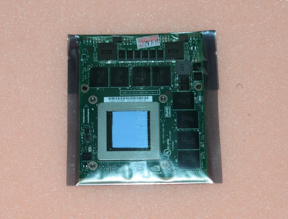 nVIDIA Quadro K3100M 4GB Video Card  HP 8740W 8760W 180-12053-1002-A02 - Image 2 of 4