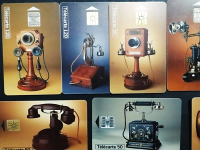 Lot De 8 Cartes Téléphoniques Vintage - Collection Historique (occasion)